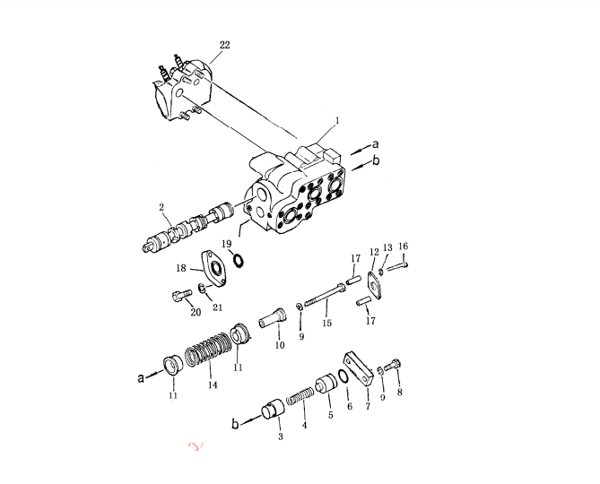 山推SD160推土機松土器總成結(jié)構(gòu)圖和零件編號是多少？